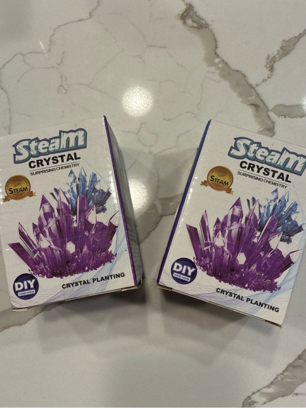 Steam Crystal DIY Crystal Planting Kit - Purple Crystals